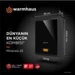 Warmhaus Minerwa Premix 25 20.000 Kcal/h Tam Yoğuşmalı Kombi