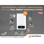 Warmhaus Ewa 24 Full Premix Yoğuşmalı Kombi 24 kW